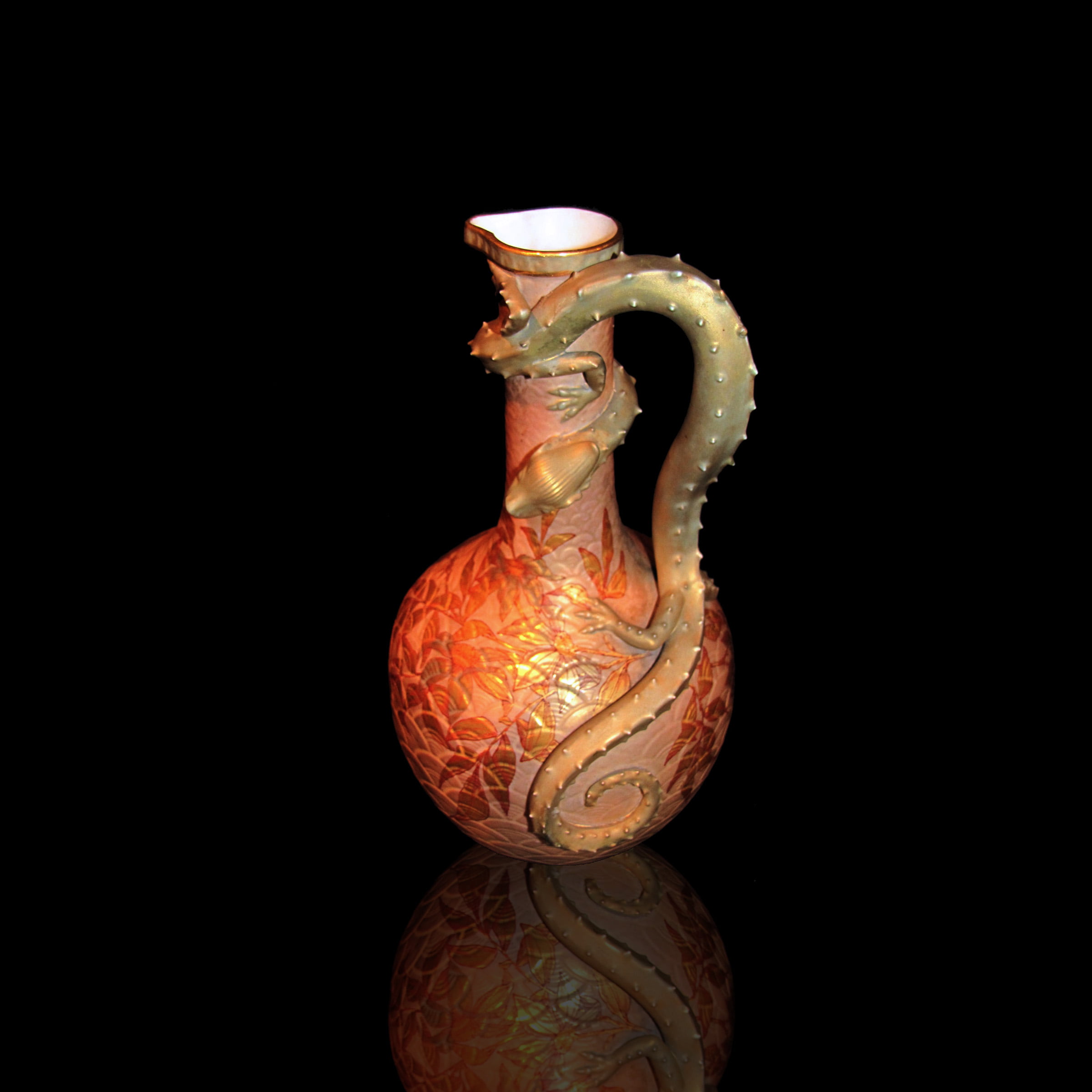 Royal Worcester Dragon Vase