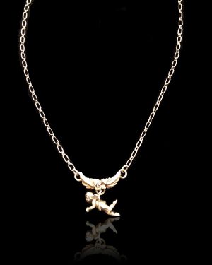 Sterling Silver Neclace with Cupid