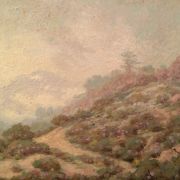 Harry Victor Law (1868 – 1941) Oil Painting Souvenir from Mt. Lowe