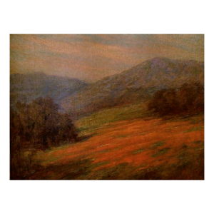 Frederick Stymetz Lamb (1861-1936) American impressionist painting California Poppies c.1920