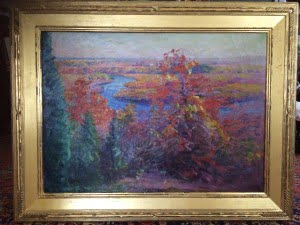 Dodge Macknight (1860-1950) Modernist Fave painting "East Sandwich Massachusetts" circa 1890