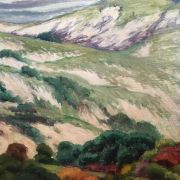 Paul Rohland (1884-1949) New York/California Artist Modern Impressionist landscape circa 1920's