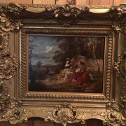 Follower/in the manor of Jean Antoine Watteau "Figures in the Garden" circa 18th century