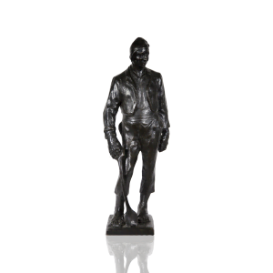 Farpi Vignoli [1907-1997] Italian Sculptor Realistic BronzeFigure "The Working Man" circa 1930
