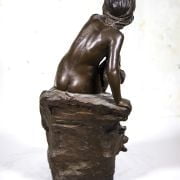 Antonio Ugo [1870-1956] Italian Sculptor Classical Nude Woman "Susanna" circa 1910