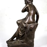 Antonio Ugo [1870-1956] Italian Sculptor Classical Nude Woman "Susanna" circa 1910