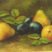 Carl Frederich Heinrich Werner [1808 - 1894] German painter "Still Life of Fruit" circa 1850's