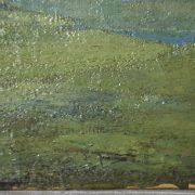 Hal Robinson [1867-1933] American impressionist painting "Lake in Hillside Vista" circa 1900