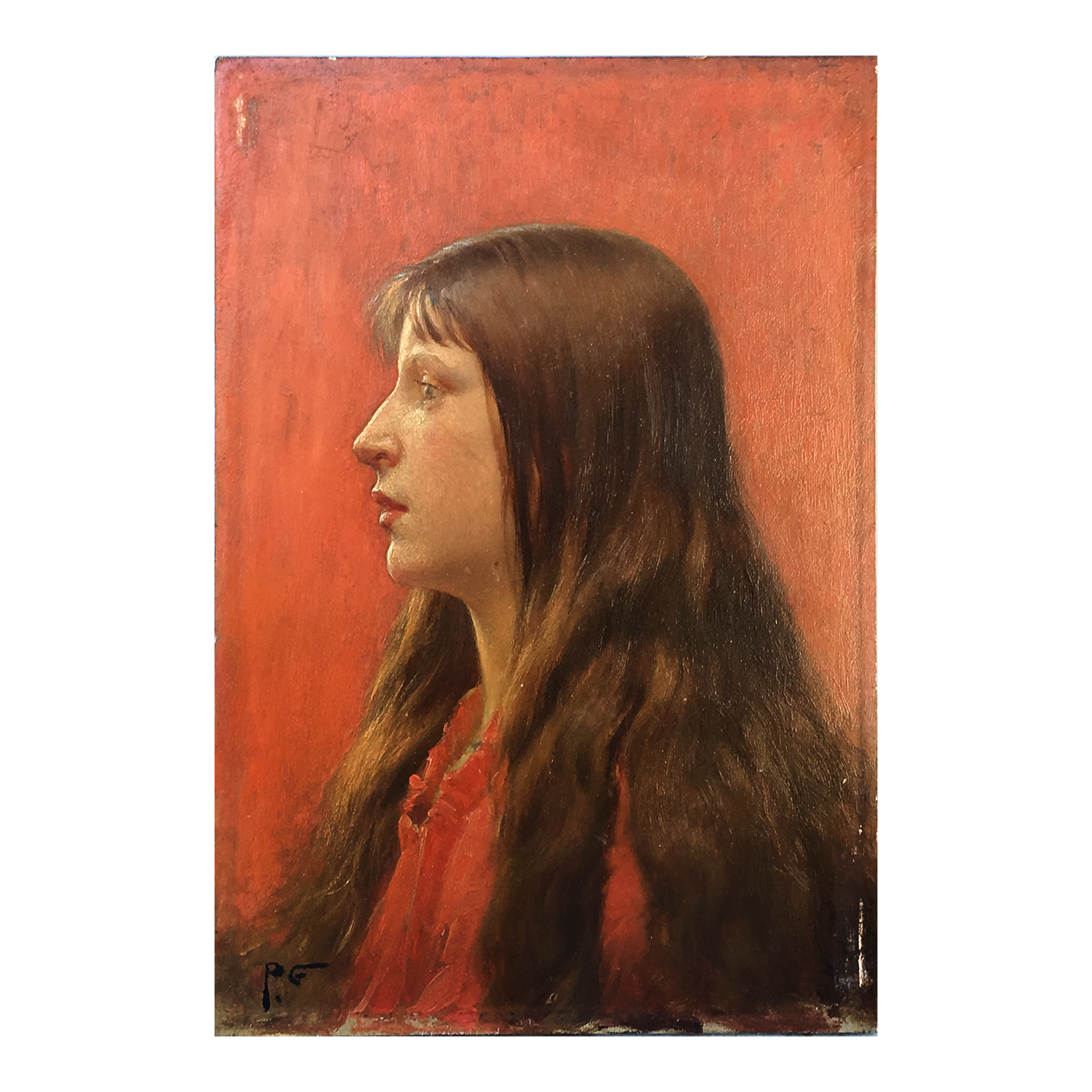 Unknown Artist "Portrait of a Young Girl"circa 1900