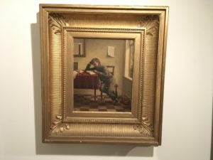 Wesley Vernier (born 1820) California Artist "The Young Student" circa 1860