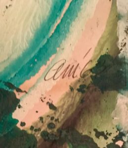 American School Abstract Expressionist signed and dated 1963