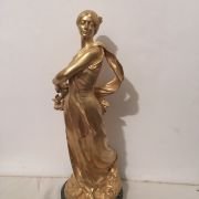 Henri Desire Gauquie [1858-1927] French Art Nouveau sculpture "Persephone", ca.1890.