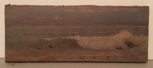 French School Seascape signed " Courbet, Paris" circa 1880