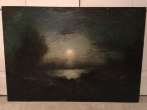 American school "Nocturn in moonlight", ca.1889