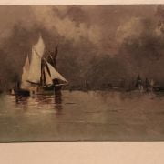 French school “White sails”, ca.1882.