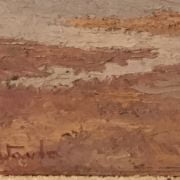 Italian/ Spanish School Impressionist painting " Figures on the Beach" circa 1920's