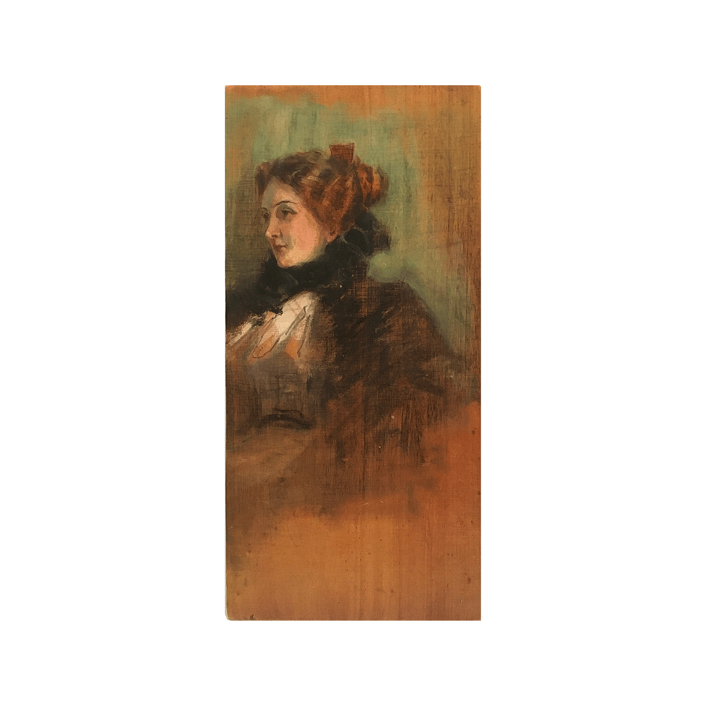 American school , Impressionist study "Elegant Woman" ,ca.1880.