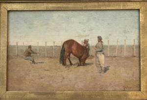 Rafael Del Villar [1873-1952] Spanish / Argentinian "Gauchos", ca.1900.