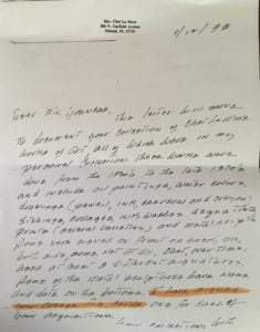 Chet La More [1908 - 1980] American abstract expressionist painting"Pursuit" 1945