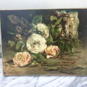 French school : <i>Roses</i>, ca.1880.