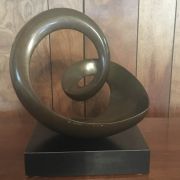 David Allan Chamberland [1949- ] Modernist sculpture : <i>Orbit</i>, 1973, edition 3/15.