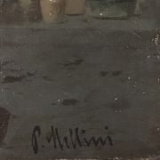 P Mellini [ 19th century] Italian “People of Venice” circa 1880