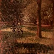 Miriam Rocher [1886-1971] French impressionist : <i>Forest light</i>, ca.1910.