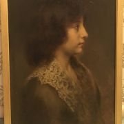 Juana Romani [1869-1924] Italian : Portrait of young boy, ca.1890.