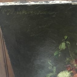 Ludwig Muhrmann [1886-1940] : <i>Flowers with apples</i>, 1938.