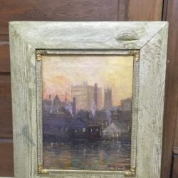 CARL RINGIUS [1879-1950] : HARTFORD, CT SEASHORE, CA.1940S.