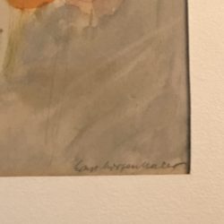 Ernst Morgenthaler [1887-1962] : <i>Early blooms</i>, ca.1920s.