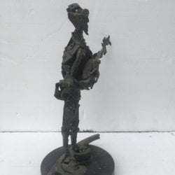 Hy Snell [1919- ] : <i>Guitar man</i>, ca.1950.