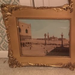 <i>Grand tour photograph of Venice hand-colored triptych</i>, ca.1880.