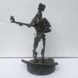 Hy Snell [1919- ] : <i>Guitar man</i>, ca.1950.