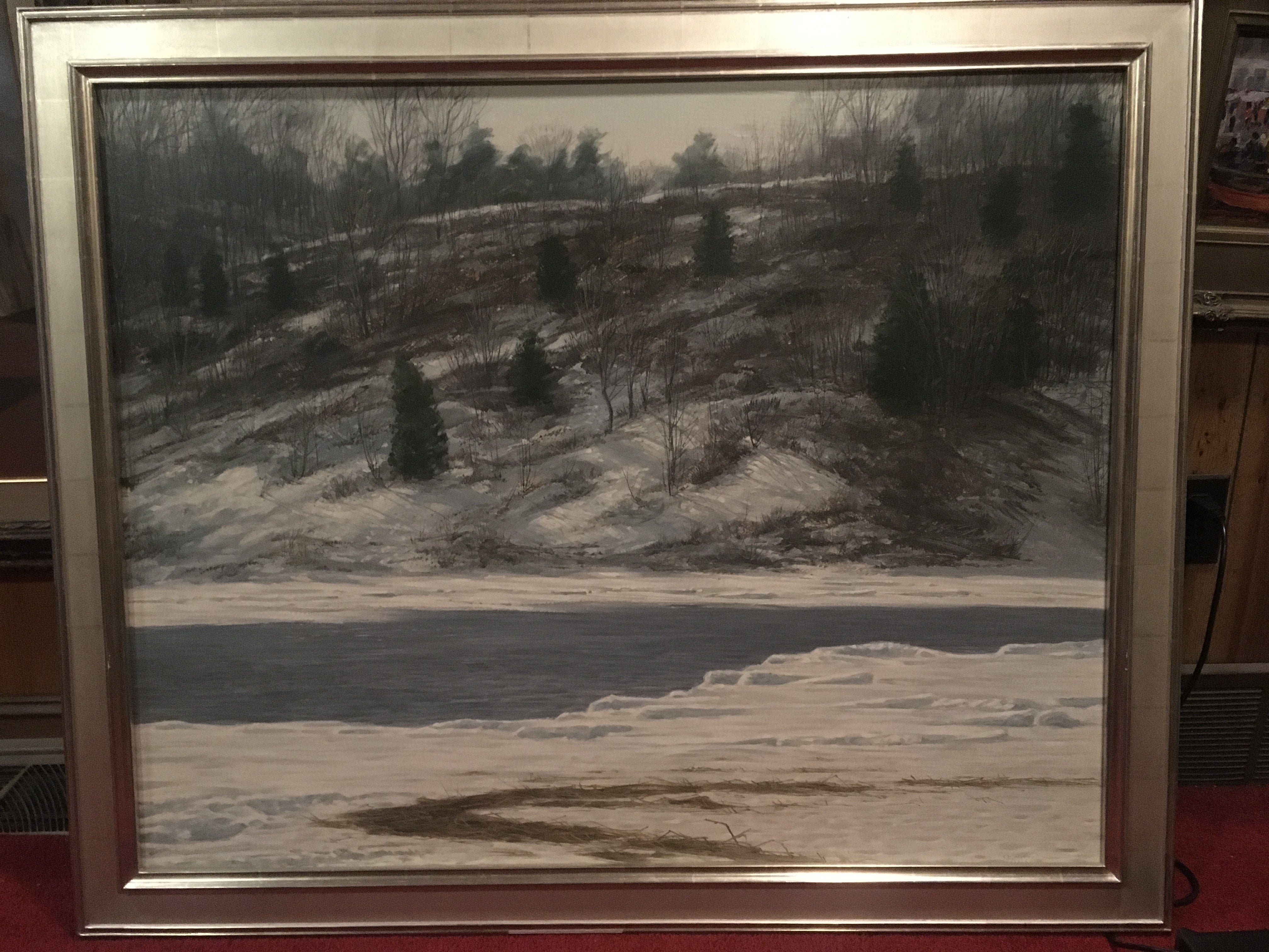Joseph Reboli [1945-2004] : Hillside in winter, 1977. – David Smernoff