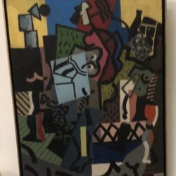 Giello? Latin American / American modernist : <i>Man vs. machine</i>, ca.1960s.