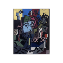 Giello? Latin American / American modernist : <i>Man vs. machine</i>, ca.1960s.