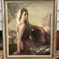 Julio Moises [1888-1968] Spanish : Pescadora, 1920.