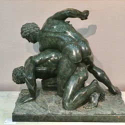 Ferdinando Vicchi [1875 - 1945] Italian Sculptor "The Wrestlers" circa 1900