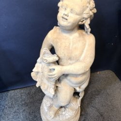 Stewart & Co. Stone Cutters [fl.1890-1940] : <i>Cherub and dolphin</i>, ca.1899.