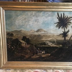 American exploration painting : <i>Along the Plains of Aryusgr[?][?] / October 28 1846</i>, ca.1846.