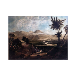 American exploration painting : <i>Along the Plains of Aryusgr[?][?] / October 28 1846</i>, ca.1846.