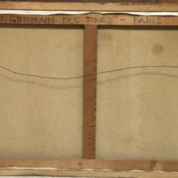 Robert Freiman [1917-1991] American painting : <i>Place de St. Germain</i>, 1960.