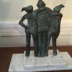 [unattributed] American school bronze : <i>Provincetown friends</i>, ca.1999.