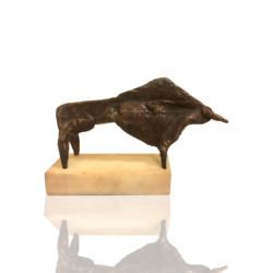 Christos Kapralos [1909-1993] Greek sculptor : The bull, ca.1950s.