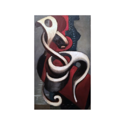 [unattributed] American school : Surreal modernist work, 1953.