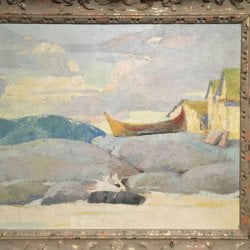 Frank Morse-Rummel [1884-1960] British : <i>Beached boat</i>, 1913.