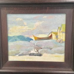 Frank Morse-Rummel [1884-1960] British : <i>Beached boat</i>, 1913.