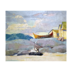 Frank Morse-Rummel [1884-1960] British : <i>Beached boat</i>, 1913.