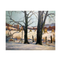 Lila (Cooper) Knight-Smith [1881-1980] : Winter thaw, Wheeling, West Virginia, ca.1920.